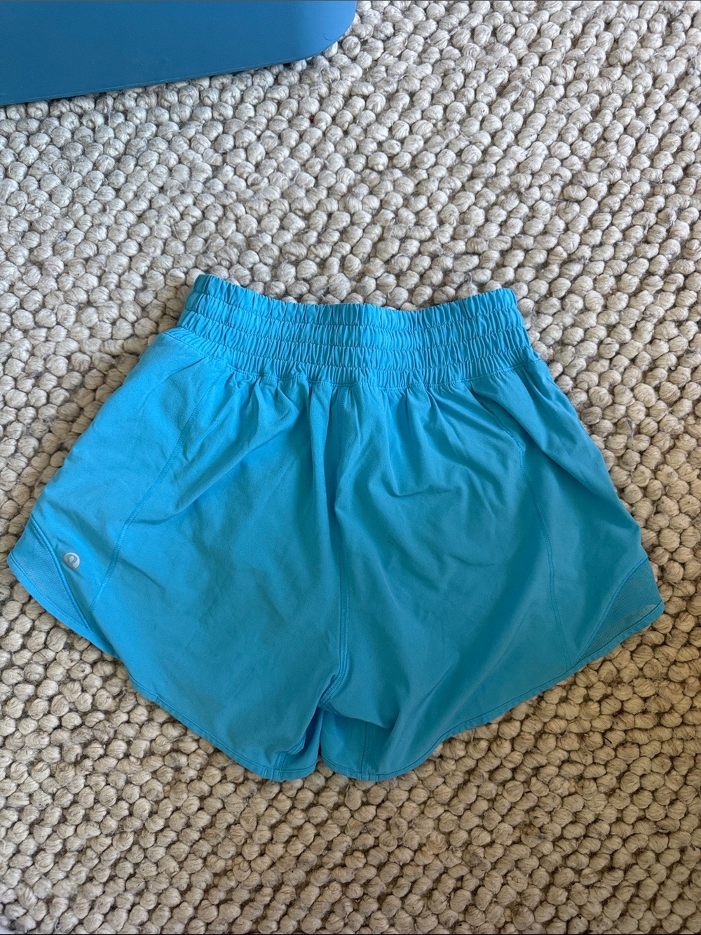 lululemon athletica Teal Blue High-Waist Athletic Shorts